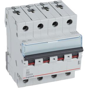 Leitungsschutzschalter - LS-Schalter TX3 B-Charakteristik 6A 4P 10kA 400VAC 4TE - 404151