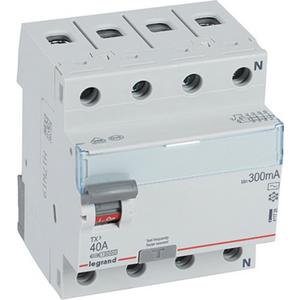 Fehlerstrom-Schutzschalter - FI-Schutzschalter  40A 4-polig 300mA Typ AC - 411728