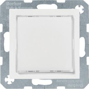 Info-Lichtsignal für Installationsschalterprogramme - LED-Signallicht weiße Beleuchtung polarweiß matt Berker S.1/B.3/B.7 - 29531909