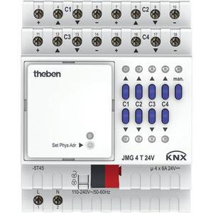 Jalousieaktoren KNX - KNX Mix2 Jalousieaktor 4-fach JMG4T 24V Grundgerät - T4930260