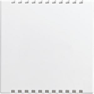 Abdeckung für Schalter, Taster, Dimmer, Jalousie - Blindabdeckung mit Belüftungsschlitzen alpinweiß - balance SI - 2CKA006599A3021