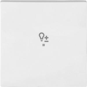 Bussystem-Tastwippe - Wippe 1-fach für flex f@h KNX mit Symbol Dimmen alpinweiß - balance SI - 2CKA006220A0359