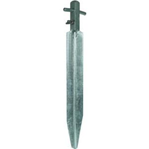 Mechanisches Zubehör - Erdungsspieß Profilstahl / tZn 450 mm Schraube und Flügelmutter M8 NIR - 634145