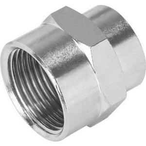 Pneumatische Leitungen und Leitungsverbindungen - NPFC Muffe pneum. Anschluss 2xG1/2 Innengewinde - 8030294