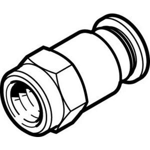 Pneumatische Leitungsverbindung - Quick Star gerade Steckverschr. Stand. Innengew. P1: 1/8 - P2: 8 mm - 153025