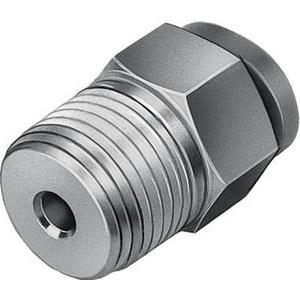 Pneumatische Leitungsverbindung - Quick Star gerade Steckverschr. Mini Außengew. P1: 1/8 - P2: 6 mm - 153307