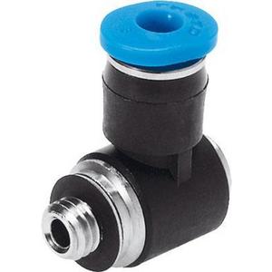 Pneumatische Leitungsverbindung - Quick Star L - Steckverschr. Mini Außengew. P1: M5 - P2: 3 mm - 130830