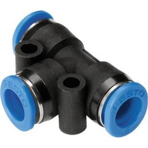 Pneumatische Leitungsverbindung - Quick Star T - Steckverbind. Mini P1: 4 mm / P2: 4 mm - 153366
