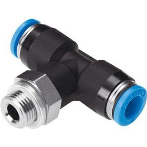 Pneumatische Leitungsverbindung - Quick Star T - Steckverschr. Standard Außengew. P1: G1/8 - P2: 4 mm - 186157