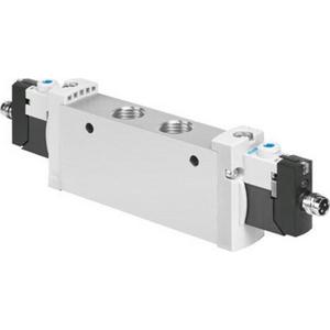 Pneumatische Wegeventile - Magnetventil 2x3/2 Wege geschlossen monostabil G1/4 Ventilgröße L18 - 8031525