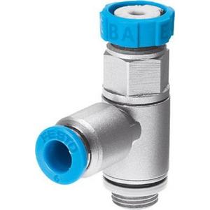 Pneumatische Sperrventile - Drossel-Rückschlagventil G 1/4 Zoll einstellbar über Innensechskant - 540662