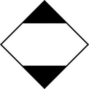 Warn-/Hinweisschild - Verpackungskennz. Begrenzte Mengen Folie seewasserb. 100x100 500/Ro - HEIN_27286
