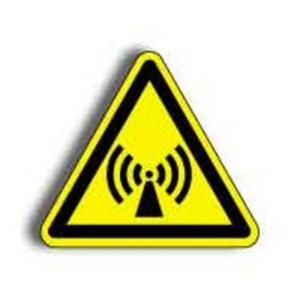 Warn-/Hinweisschild - Warnschild Warnung vor nicht ionisierender Strahlung SL 100 mm - HEIN_7979