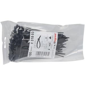 Kabelbinder - Kabelbinder 140x3,5 mm PA schwarz UV-beständig - 031803