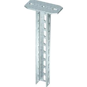 Hängestiel für Kabeltragsystem - Hängestiel mit angeschweißter Kopfplatte Stahl tauchfeuerverzinkt 70x50x1600 mm - 6339247