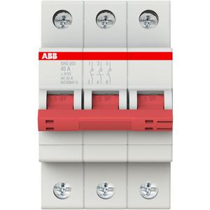 Schalter für Reiheneinbau - SHD203/40 Lasttrennschalter 3P 40A - 2CDD273111R0040
