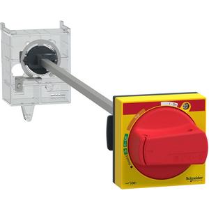 Handantrieb für Schaltgeräte - TeSys GV3 Drehgriffsset IP54 rot für GV3L und GV 3-polig - GV3APN02