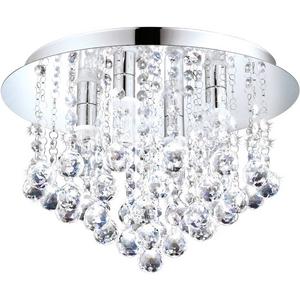 Anbauleuchten - Deckenleuchte G9-LED chrom/Kristall IP44 ALMONTE 4x2,5W 1200lm IP44 - 94878