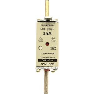 NH-Sicherungseinsatz - Sicherungseinsatz Niederspannung 35 A AC 500 V NH0 gL/gG IEC - 35NHG0B