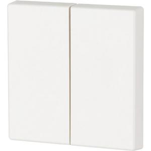 Bussystem-Tastwippe - Bussystem Wippe 2-fach verkehrsweiß glänzend 55 mm universal - 179599