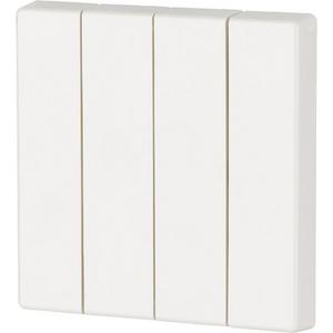 Bussystem-Tastwippe - Bussystem Wippe 2-fach Jalousie verkehrsweiß glänzend 55 mm universal - 179606