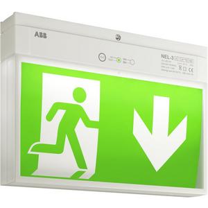 Einzelbatterieleuchten ohne Selbsttest - NEL-3 Sicherheitsleuchte IP54 LED 3h zur Dauer / Bereitschaft Autotest - 7TCA091160R0265