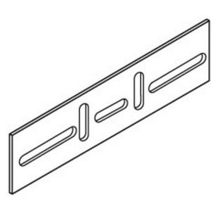 Verbinder für Kabeltragsystem - Verbindungsblech senzimierverzinkt B=176mm H=45mm - 033435