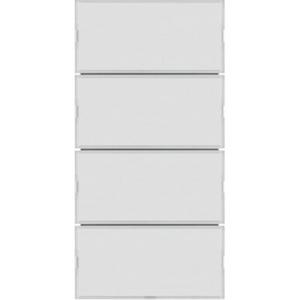Tastsensoren KNX - Tastsensor 4-fach Komfort Beschriftungsfeld KNX S.1/B.x weiß/polarweiß - 80164780