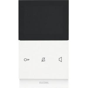 Video-Haustelefon - Innenstation Video eckig 2-Draht polarw glänzend TOUCH - REK621Y