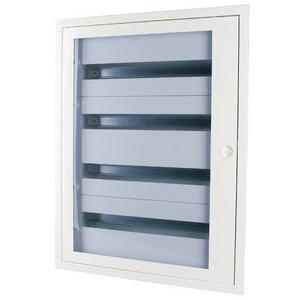 Installationskleinverteiler - Unterputz Flachverteiler 2-reihig 24TE pro Reihe weiß - 182472