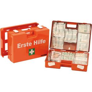 Verbandskasten - Erste Hilfe Koffer mit Inhalt orange - 393110