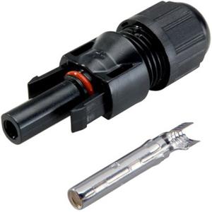 Rundsteckverbinder (Industriesteckverbinder) - EPIC® SOLAR 4 Female 4-6 mm² konfektionierbar inklusive Kontakte - 44428263