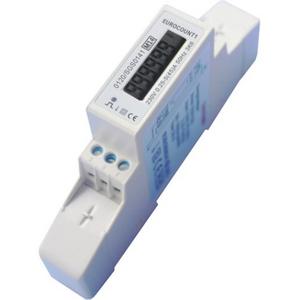 Elektronischer Elektrizitätszähler - Wechselstromzähler Eurocount 1 5(45)A MID geeicht 1TE LC-Display - 460545
