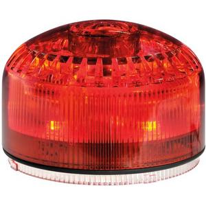 Optisches/Akustisches Signalgerät - Blink- und Dauerleuchte mit Schallgeber rot 12 Töne 100 db - 60 90 380