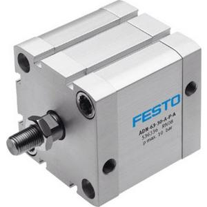 Pneumatische Kolbenstangenzylinder - ADN Kompaktzyl. Kolben-dm 63 mm / Hub 80 mm / P - Dämpfung - 536340