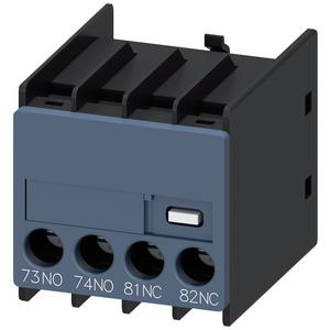 Hilfsschalterblock - Hilfsschalterblock Front 1S+1Ö stromb.: 1S 1Ö Anschluss von unten - 3RH2911-1MA11