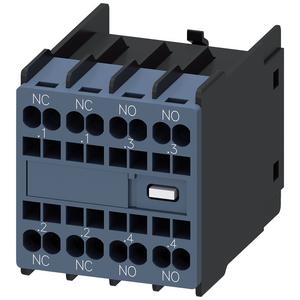 Hilfsschalterblock - Hilfsschalterblock 2S+2Ö Strombahnen:1Ö 1S für Hilfs-/Motorschütze S00 - 3RH2911-2HA22