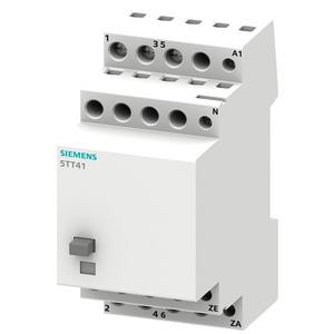 Stromstoßschalter - Fernschalter mit 3 Schließer mit zentr. Ein- aus Funktion Kontakt für - 5TT4123-0