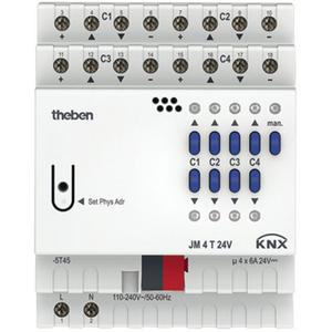 Jalousieaktoren KNX - KNX - Jalousieaktor 4-fach 24 V REG - T4940260