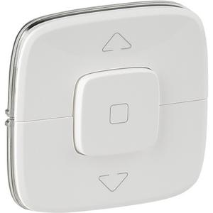 Abdeckung für Schalter, Taster, Dimmer, Jalousie - 1-fach Rolladen Wippe Valena Allure ultraweiß - 755145