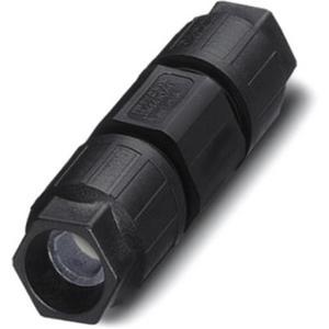 Steckverbinder für steckbare Gebäudeinstallation - 4-Poliger QUICKON-Leitungsverbinder schwarz - 1642153