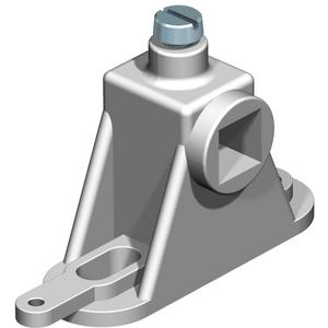 Potenzialausgleich-Schiene - Schienenbock für Potentialausgleichsschiene PS grau - 5015715
