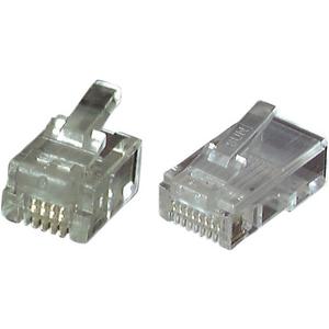 Modularer Steckverbinder - Modular Stecker UTP,E-MO 6/6 SF RJ12 - 37513.1-100