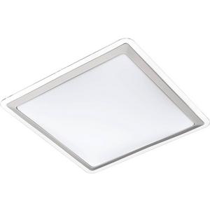 Anbauleuchten - Deckenleuchte COMPETA 1 24W LED 430x430 weiß/silber /klar - 95681