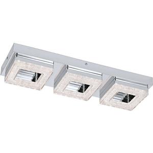 Anbauleuchten - Wand/Deckenleuchte FRADELO 3x4W LED chrom/Kristall - 95656