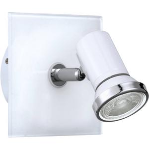 Wandleuchten - Wandleuchte TAMARA 1 1x3,3W GU10-LED weiß/chrom IP44 - 95993