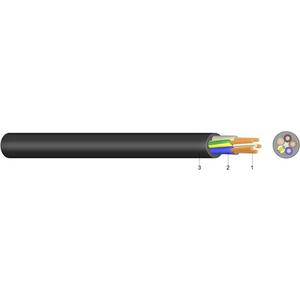 Flexible Leitung - Gummi Schlauchleitung leicht GML-J 5X0,75 schwarz Eca 50m Bund - GML-J     5X 0,75 SW