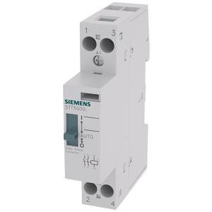 Installationsschütz für Reiheneinbau - INSTA-Schütz 0/1 Automatik mit 2 Schließer, Kontakt für AC 230V - 5TT5000-8