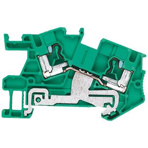 Durchgangs-Reihenklemme - PE-INSTA-Durchgangsklemme 4 mm2, B=6,2mm grün-gelb - 8WH6001-0CG07