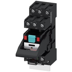 Schaltrelais - Steckrelais Komplettgerät AC230V 3 Wechsler LED-Modul rot Stecksockel - LZS:PT3A5T30
